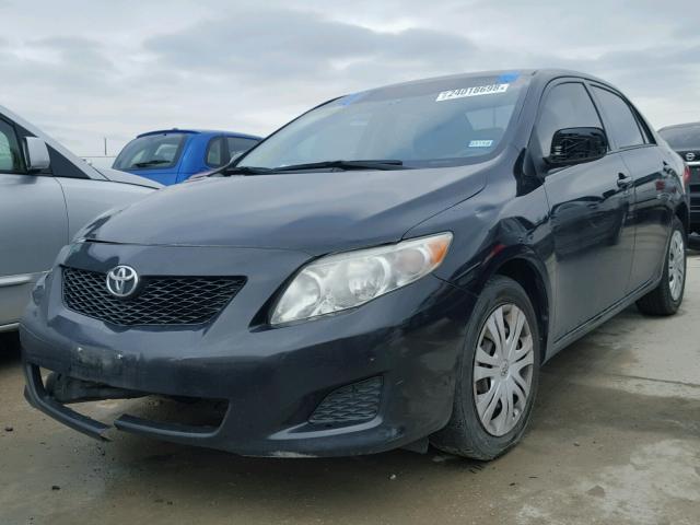 2T1BU40EX9C135294 - 2009 TOYOTA COROLLA BA BLACK photo 2