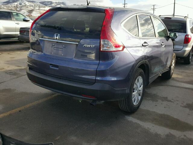 5J6RM4H52CL008309 - 2012 HONDA CR-V EX GRAY photo 4