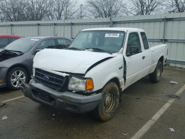 1FTYR14V31PB07430 - 2001 FORD RANGER SUP WHITE photo 2