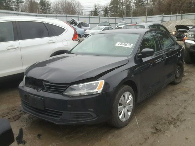 3VW2K7AJ6DM361610 - 2013 VOLKSWAGEN JETTA BASE 黑色 照片 2