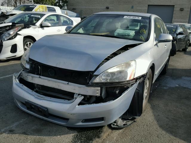 JHMCN36556C004098 - 2006 HONDA ACCORD HYB BLUE photo 2