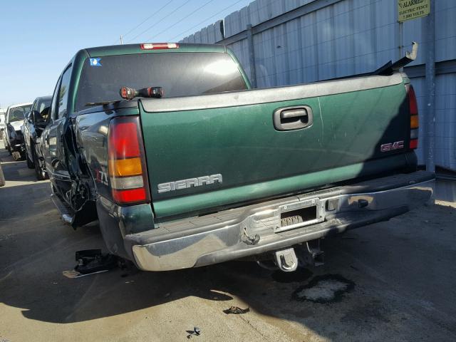 2GTEK13T751189057 - 2005 GMC NEW SIERRA GREEN photo 3