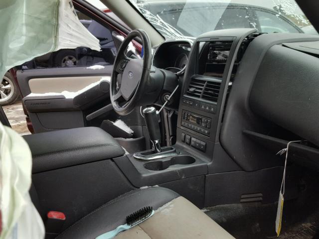 1FMEU53887UA03896 - 2007 FORD EXPLORER S PURPLE photo 5