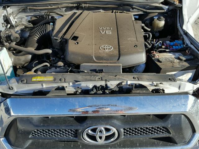 5TFJU4GN9CX016307 - 2012 TOYOTA TACOMA DOU SILVER photo 7