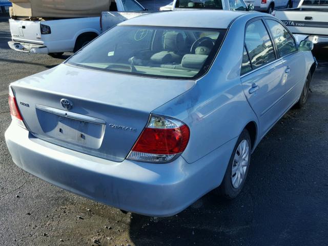 4T1BE32K06U666251 - 2006 TOYOTA CAMRY LE BLUE photo 4