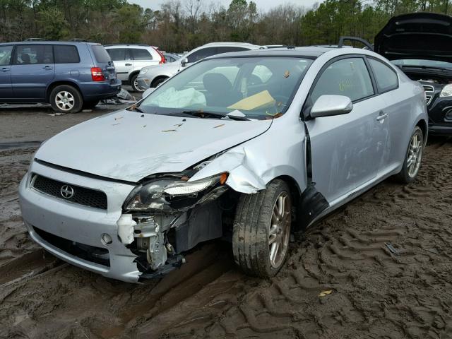 JTKDE177250055495 - 2005 TOYOTA SCION TC SILVER photo 2