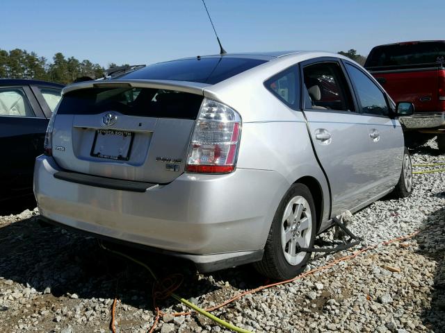 JTDKB20U287794973 - 2008 TOYOTA PRIUS SILVER photo 4