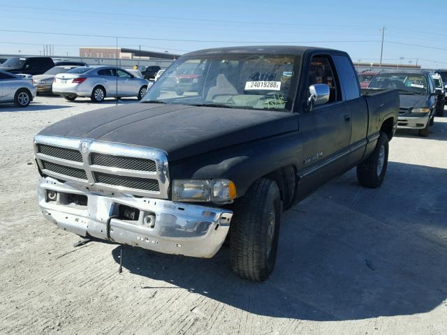 3B7HC13YXVG781890 - 1997 DODGE RAM 1500 BLACK photo 2