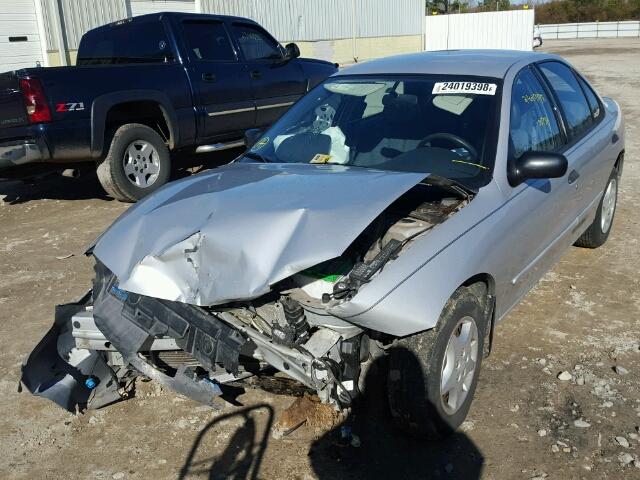 1G1JC52F247334806 - 2004 CHEVROLET CAVALIER SILVER photo 2