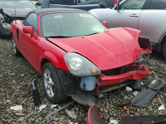 JTDFR320110040524 - 2001 TOYOTA MR2 SPYDER RED photo 1