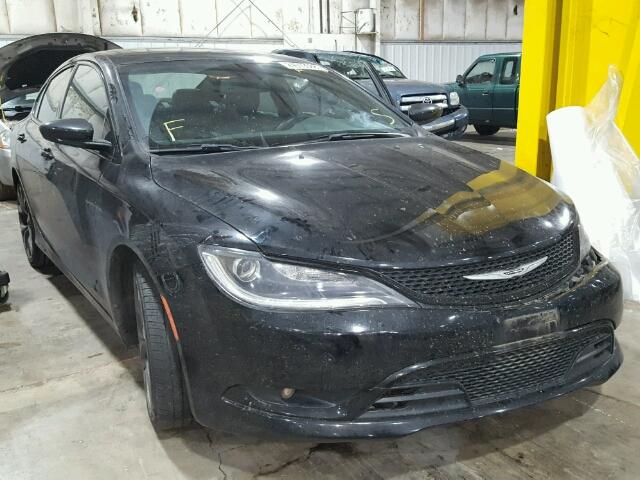 1C3CCCBG7FN662979 - 2015 CHRYSLER 200 S BLACK photo 1