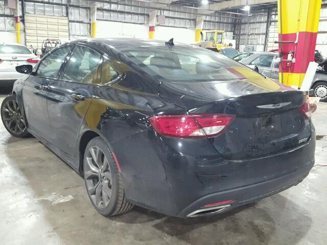 1C3CCCBG7FN662979 - 2015 CHRYSLER 200 S 黑色 照片 3