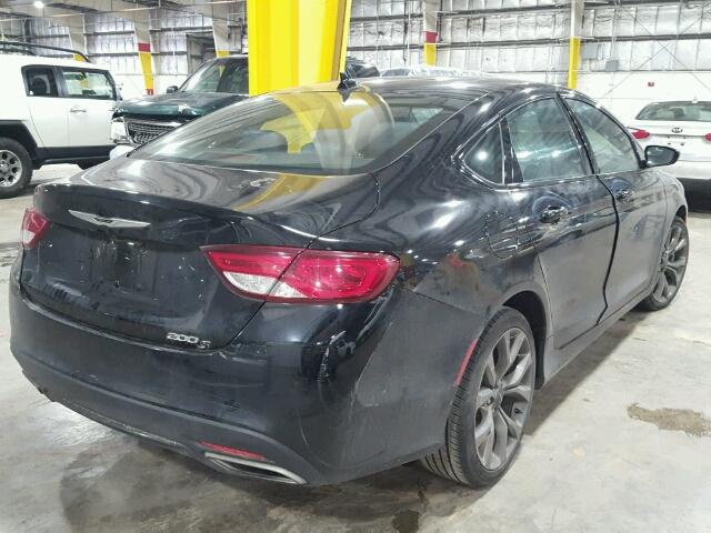 1C3CCCBG7FN662979 - 2015 CHRYSLER 200 S 黑色 照片 4