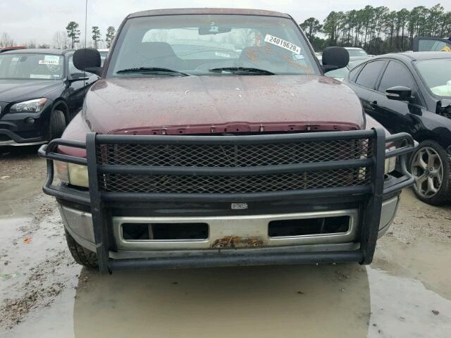 1B7KC23Z81J217409 - 2001 DODGE RAM 2500 MAROON photo 9