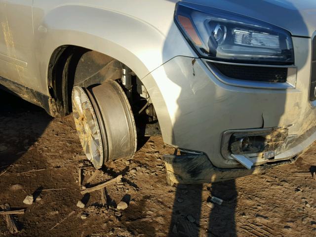 1GKKVRKD6GJ253430 - 2016 GMC ACADIA SLT ნაცრისფერი ფოტო 9