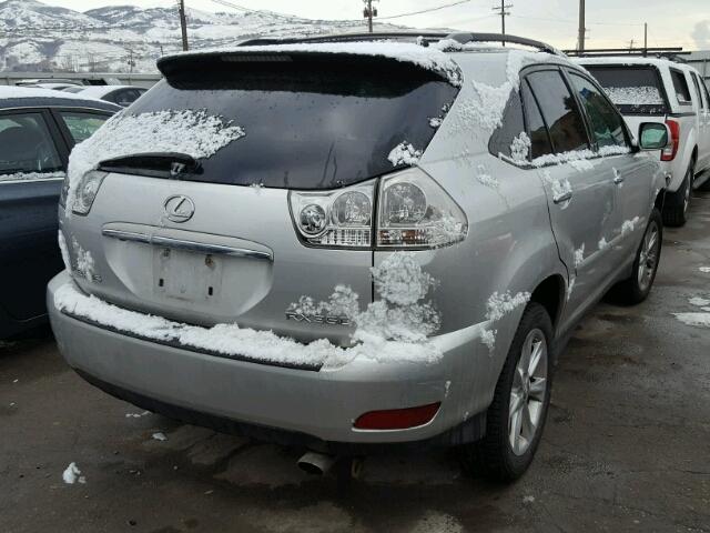 2T2HK31UX8C070098 - 2008 LEXUS RX 350 SILVER photo 4