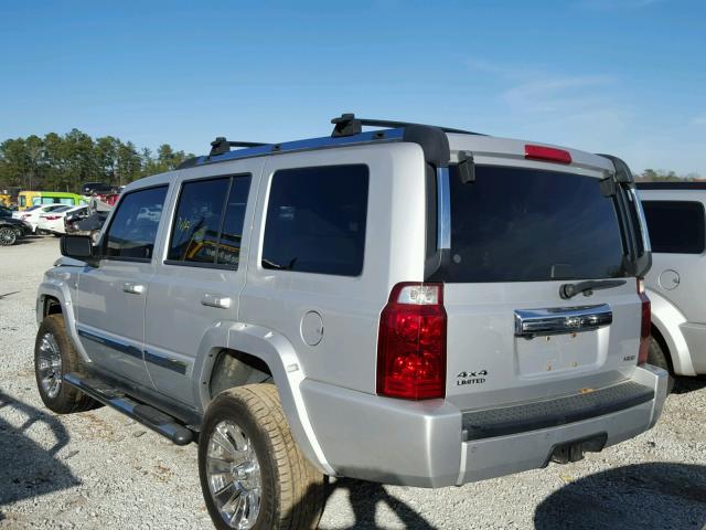 1J8HG58277C536317 - 2007 JEEP COMMANDER SILVER photo 3