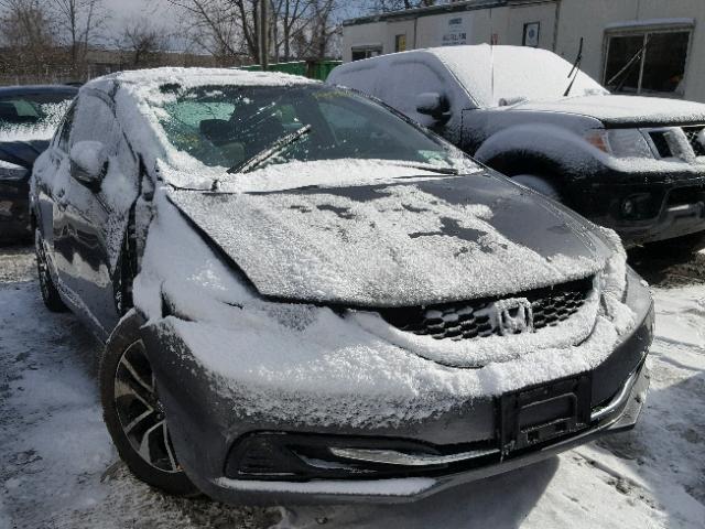 19XFB2F87DE262852 - 2013 HONDA CIVIC EX ნაცრისფერი ფოტო 1