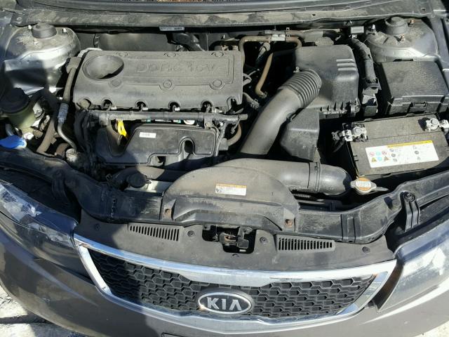 KNAFU4A23C5594125 - 2012 KIA FORTE EX GRAY photo 7