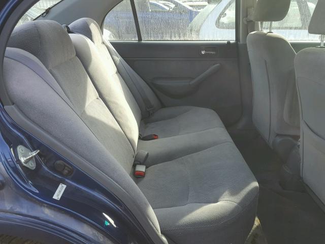 1HGES26882L018290 - 2002 HONDA CIVIC EX 蓝色 照片 6