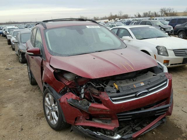 1FMCU9HX7DUB37230 - 2013 FORD ESCAPE SEL RED photo 9