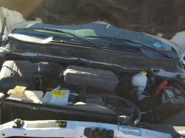 1D7HA18P77J507057 - 2007 DODGE RAM 1500 S WHITE photo 7