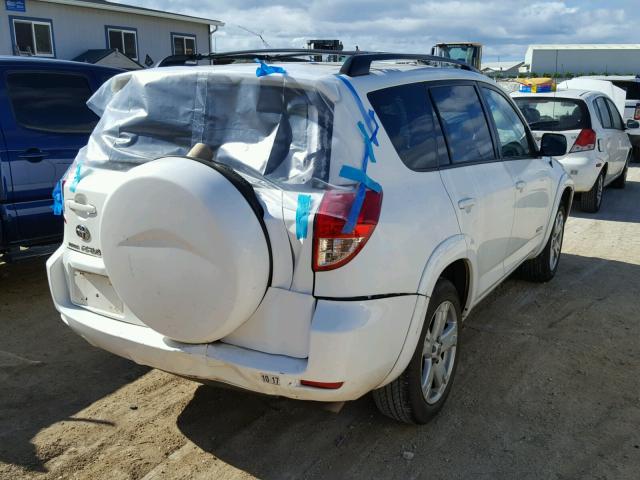 JTMZD32V865024774 - 2006 TOYOTA RAV4 SPORT WHITE photo 4