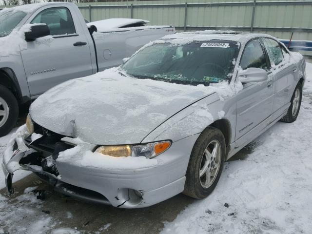 1G2WP52K11F254238 - 2001 PONTIAC GRAND PRIX SILVER photo 2