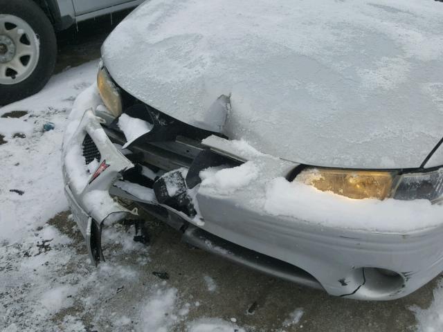 1G2WP52K11F254238 - 2001 PONTIAC GRAND PRIX SILVER photo 9