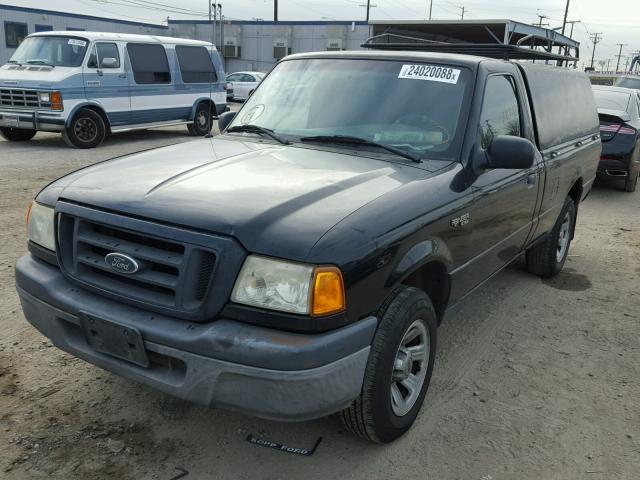 1FTYR10U75PA04403 - 2005 FORD RANGER BLACK photo 2