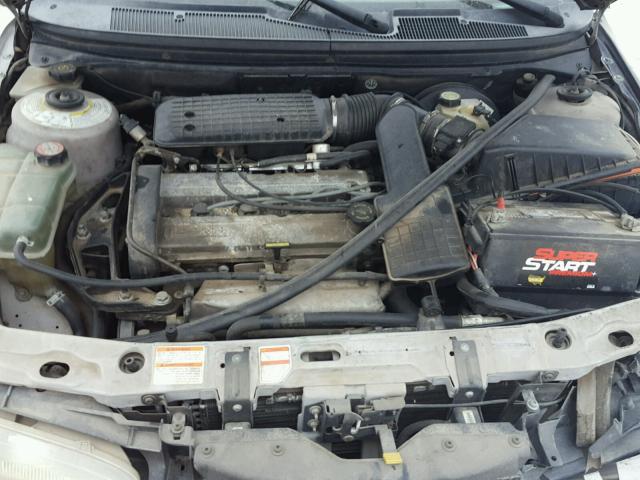 1FALP6533TK242844 - 1996 FORD CONTOUR GL WHITE photo 7