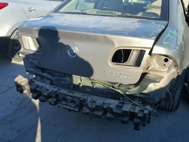 1G4HD57276U244334 - 2006 BUICK LUCERNE CX TAN photo 9