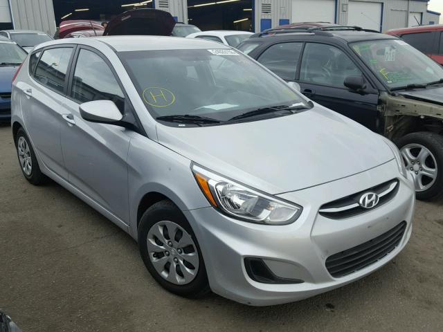 KMHCT5AE6GU284468 - 2016 HYUNDAI ACCENT SE SILVER photo 1