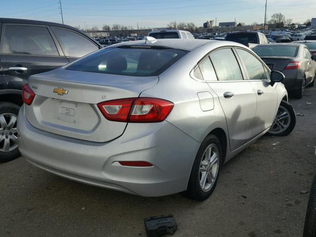 1G1BE5SM8J7106298 - 2018 CHEVROLET CRUZE LT SILVER photo 4