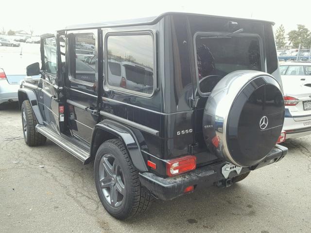 WDCYC3KF6HX279447 - 2017 MERCEDES-BENZ G 550 BLACK photo 3