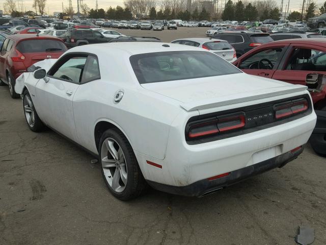 2C3CDZBT7HH658066 - 2017 DODGE CHALLENGER WHITE photo 3