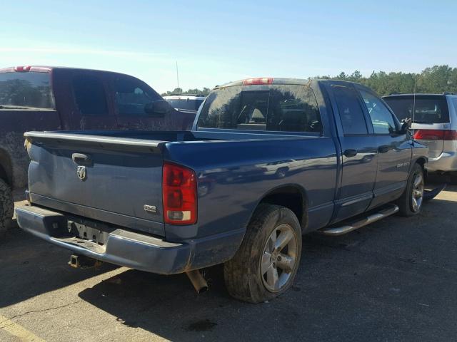 1D3HA18266J132928 - 2006 DODGE RAM 1500 S BLUE photo 4