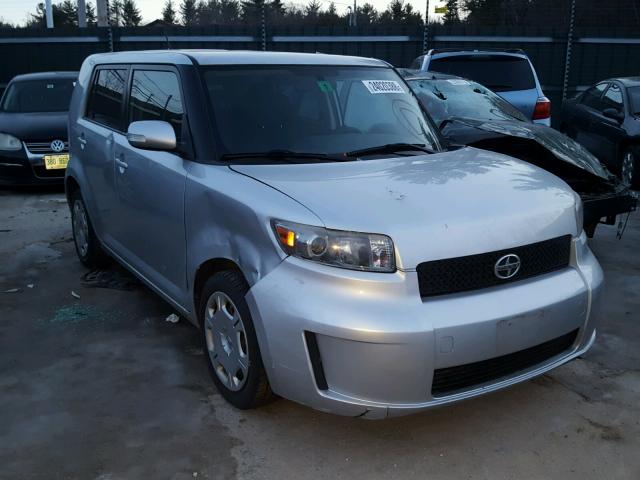 JTLKE50E681039849 - 2008 TOYOTA SCION XB SILVER photo 1