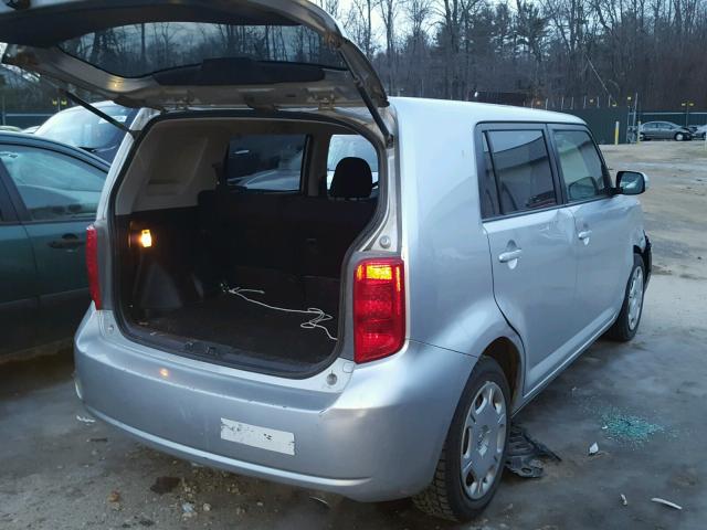 JTLKE50E681039849 - 2008 TOYOTA SCION XB SILVER photo 4