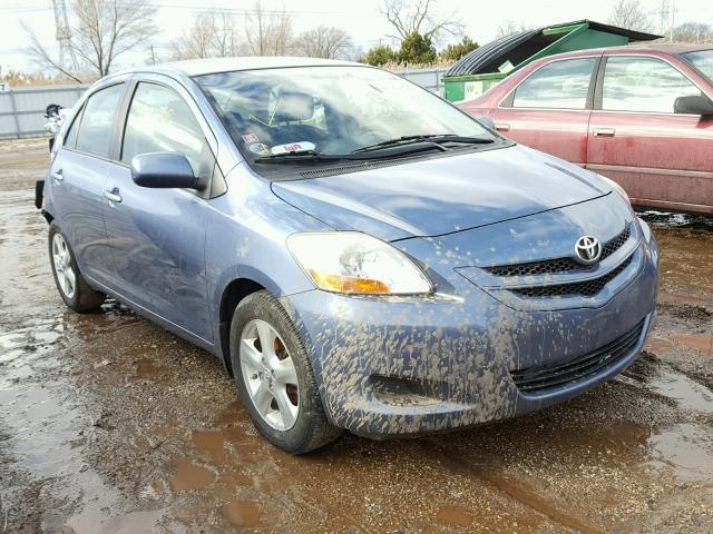 JTDBT923681226965 - 2008 TOYOTA YARIS BLUE photo 1