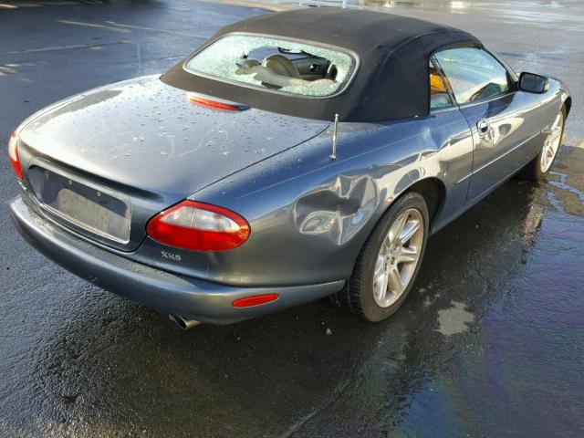 SAJJA42C6YNA04945 - 2000 JAGUAR XK8 BLUE photo 4