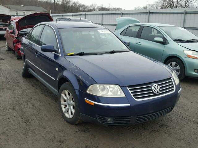 WVWPD63BX4P043244 - 2004 VOLKSWAGEN PASSAT GLS BLUE photo 1