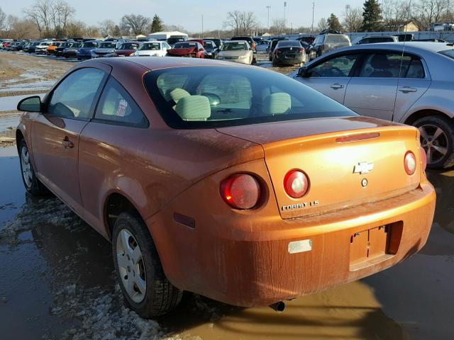 1G1AK15F567868800 - 2006 CHEVROLET COBALT LS ORANGE photo 3