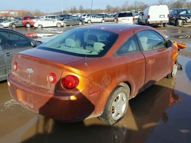 1G1AK15F567868800 - 2006 CHEVROLET COBALT LS ORANGE photo 4