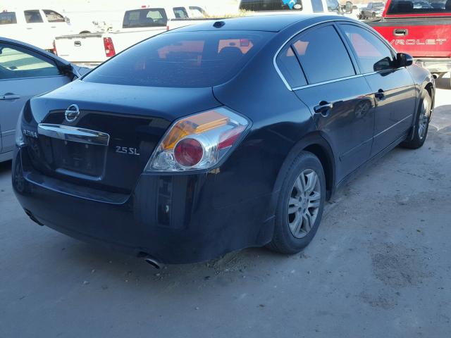 1N4AL2AP9CN527468 - 2012 NISSAN ALTIMA BAS BLACK photo 4