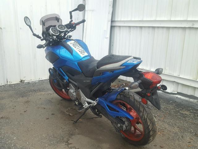 JH2RC6316CK000140 - 2012 HONDA NC700X DCT BLUE photo 3