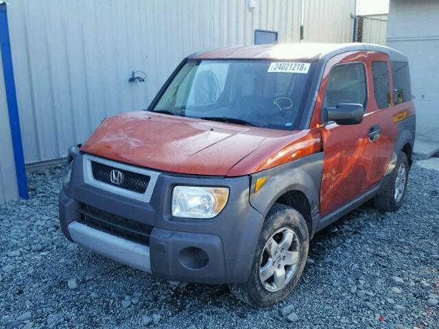 5J6YH28504L013773 - 2004 HONDA ELEMENT EX ORANGE photo 2