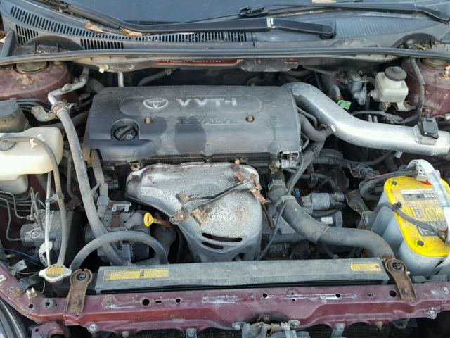 JTKDE177560111141 - 2006 TOYOTA SCION TC 栗色 照片 7