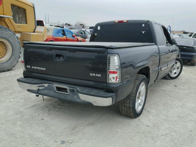 2GCEC19T431381246 - 2003 CHEVROLET SILVERADO BLACK photo 4