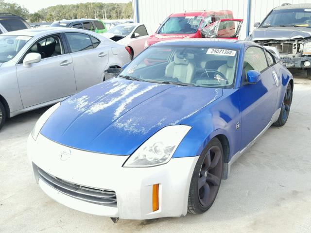 JN1AZ34E36M350762 - 2006 NISSAN 350Z COUPE BLUE photo 2